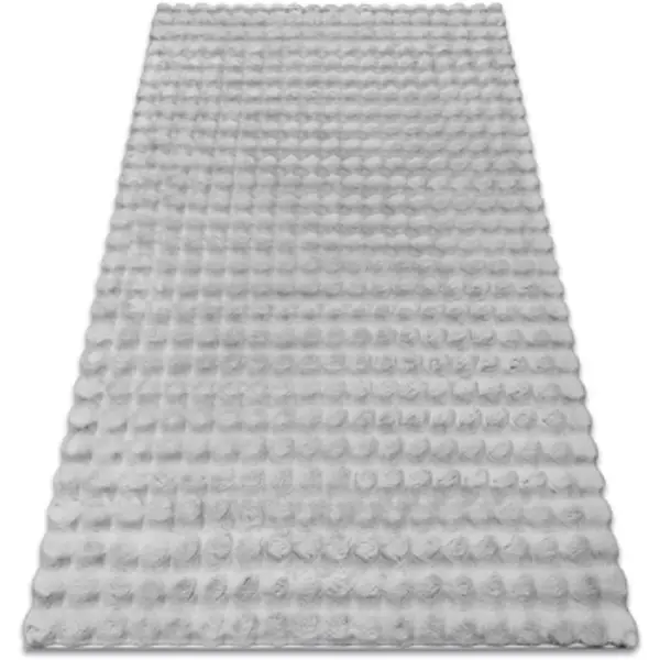 Rugsx Rugsx  Tepisi Tepih BUBBLE srebro 21 IMITACIJA ZEČJEG KRZNA 140x190 cm  Rugsx