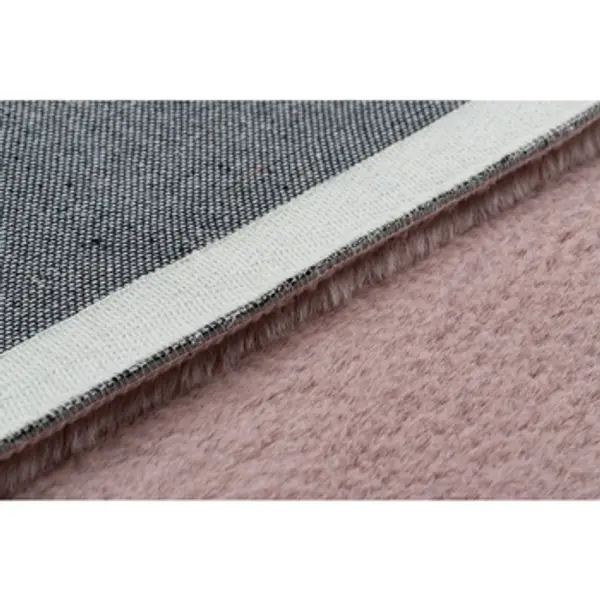 Rugsx Rugsx  Tepisi Tepih BUNNY ružičasta Oponašanje zečjeg krzna 200x290 cm  Rugsx