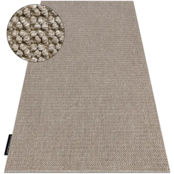 Rugsx Rugsx  Tepisi Tepih CASABLANCA LOOP smeđa, petlja, mekani 200x200 cm  Rugsx