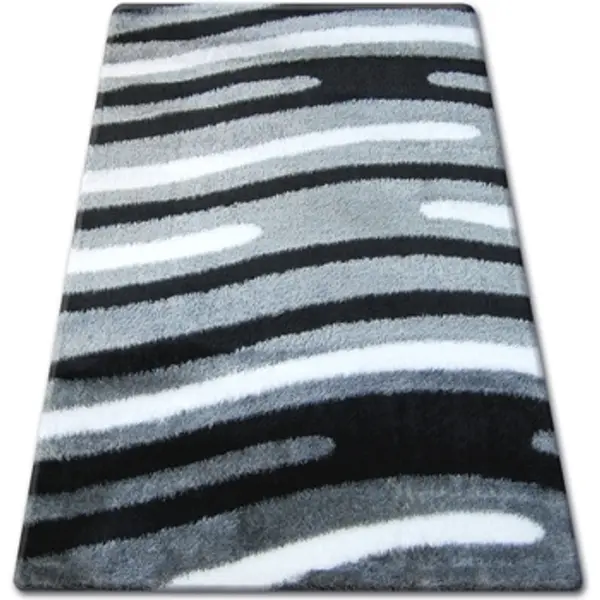 Rugsx Rugsx  Tepisi Tepih čupavi VERONA B057 siva 80x150 cm  Rugsx