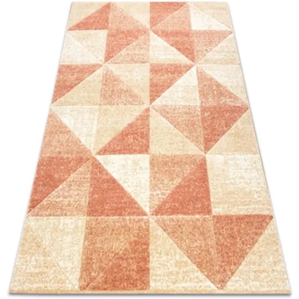 Rugsx Rugsx  Tepisi Tepih FEEL 5672/17911 TROKUTI bež/terakote 140x190 cm  Rugsx