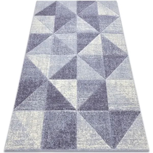 Rugsx Rugsx  Tepisi Tepih FEEL 5672/17944 TROKUTI bež/ljubičasta 80x150 cm  Rugsx