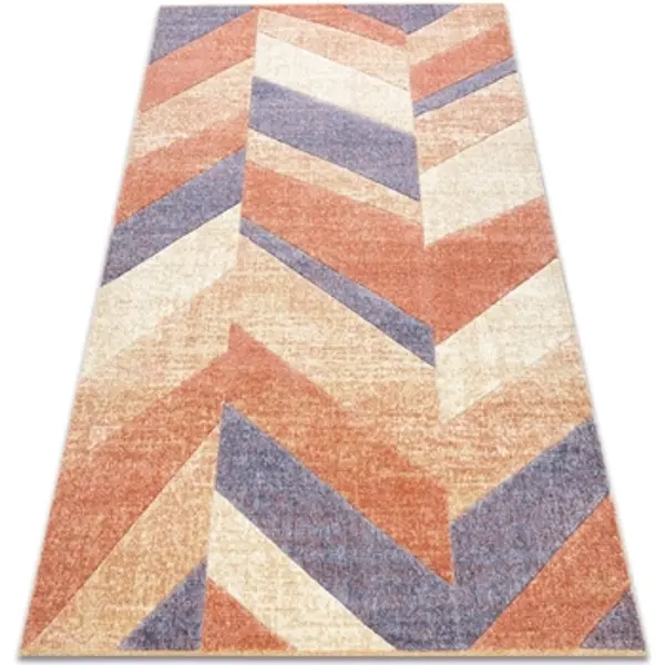 Rugsx Rugsx  Tepisi Tepih FEEL 5673/17931 Riblja kost bež/terakote/lj 80x150 cm  Rugsx