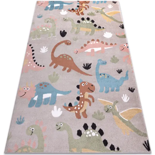 Rugsx Rugsx  Tepisi Tepih FUN Dino za djecu Dinosauri bež 80x150 cm  Rugsx