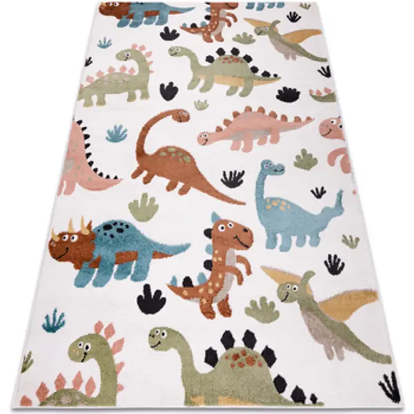 Rugsx Rugsx  Tepisi Tepih FUN Dino za djecu Dinosauri krema 160x220 cm  Rugsx