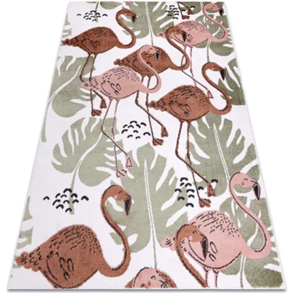 Rugsx Rugsx  Tepisi Tepih FUN Flami za djecu flamingosi krema 120x170 cm  Rugsx