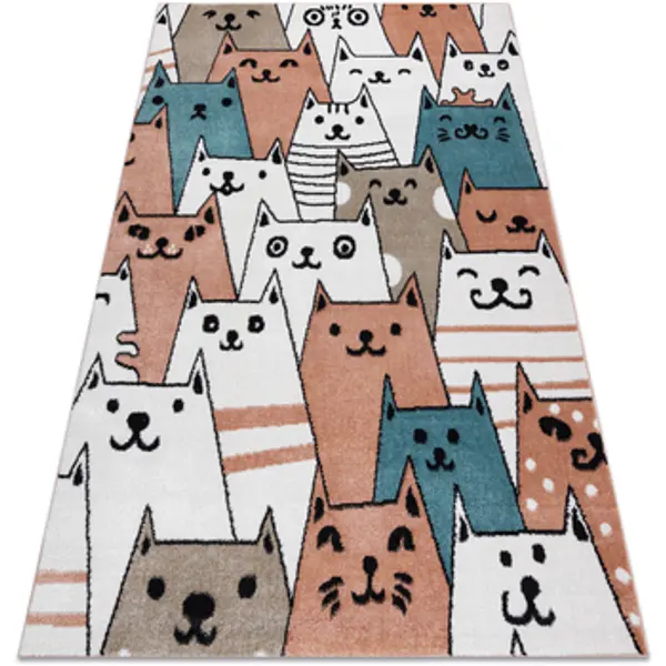 Rugsx Rugsx  Tepisi Tepih FUN Gatti za djecu, mačke, mačići 120x170 cm  Rugsx