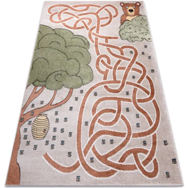 Rugsx Rugsx  Tepisi Tepih FUN Honey za djecu, medvjed, pčele 200x290 cm  Rugsx