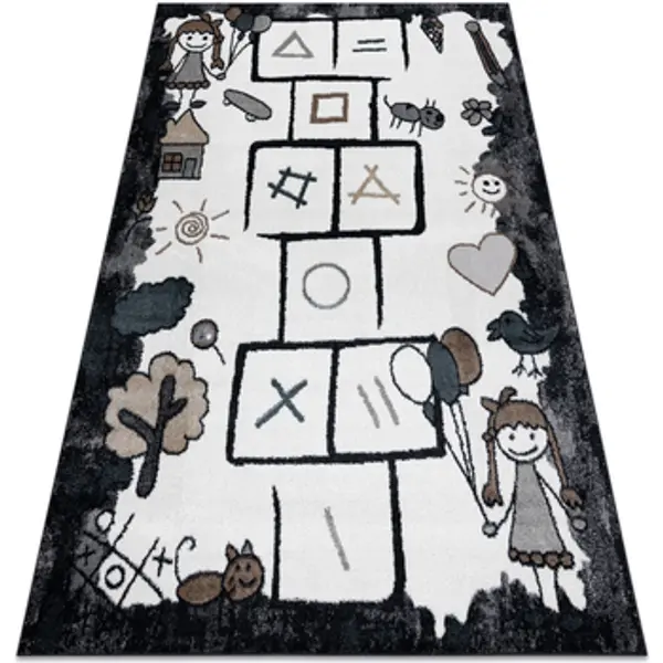 Rugsx Rugsx  Tepisi Tepih FUN Hop za djecu, školice, Životinje 80x150 cm  Rugsx