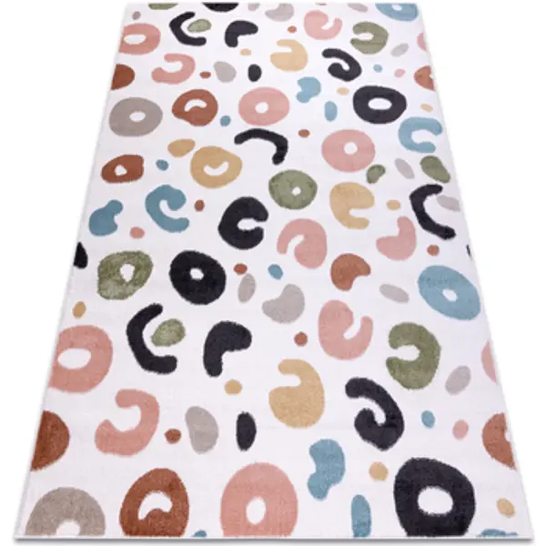 Rugsx Rugsx  Tepisi Tepih FUN Spots za djecu mrlje krema 140x190 cm  Rugsx