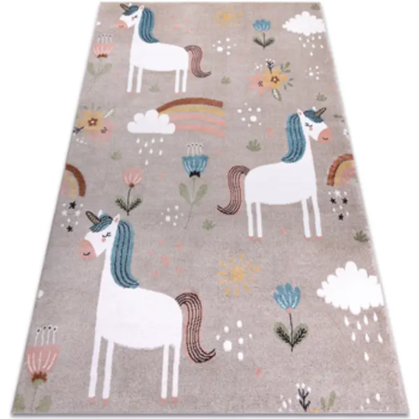 Rugsx Rugsx  Tepisi Tepih FUN Sweety za djecu, jednorog, duga 160x220 cm  Rugsx