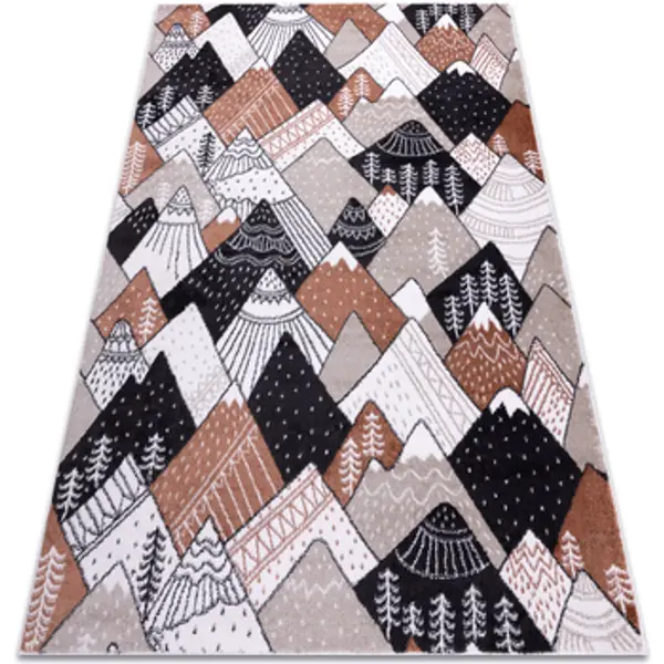 Rugsx Rugsx  Tepisi Tepih FUN Tops za djecu, planine, krema 160x220 cm  Rugsx