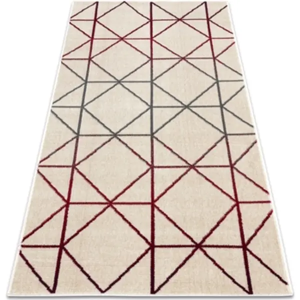 Rugsx Rugsx  Tepisi Tepih GINA 21242561 geometrijski bež / Crvena 80x150 cm  Rugsx