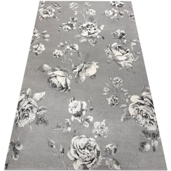 Rugsx Rugsx  Tepisi Tepih GNAB 60642653 Cvijeće ružičastae Siva / 160x230 cm  Rugsx