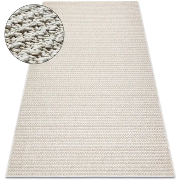 Rugsx Rugsx  Tepisi Tepih JERSEY 19236 bež - strukturalni, petlja 200x290 cm  Rugsx