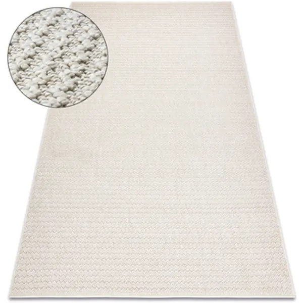 Rugsx Rugsx  Tepisi Tepih JERSEY 19236 krem - strukturalni, petlja 180x270 cm  Rugsx
