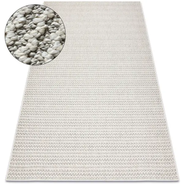 Rugsx Rugsx  Tepisi Tepih JERSEY 19236 sivi - strukturalni, petlja 200x290 cm  Rugsx