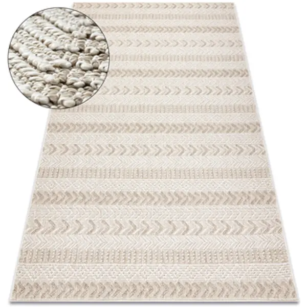 Rugsx Rugsx  Tepisi Tepih JERSEY 19243 bež - riblja kost, 180x270 cm  Rugsx