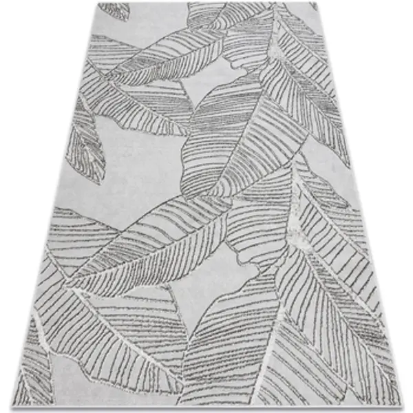 Rugsx Rugsx  Tepisi Tepih LIRA E1482 Lišće, strukturalni, moderan, g 80x150 cm  Rugsx