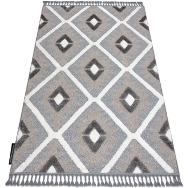 Rugsx Rugsx  Tepisi Tepih MAROC P651 Dijamant Siva / Bijela 120x170 cm  Rugsx