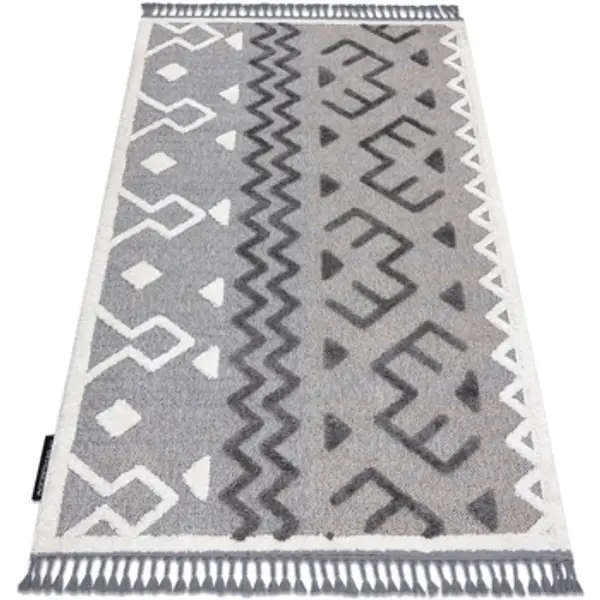 Rugsx Rugsx  Tepisi Tepih MAROC P659 Asteci, etnički Siva rese 180x270 cm  Rugsx