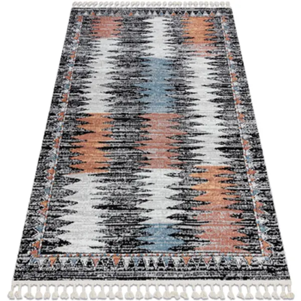 Rugsx Rugsx  Tepisi Tepih moderna BELLE BR23A crno / ružičasta 200x290 cm  Rugsx