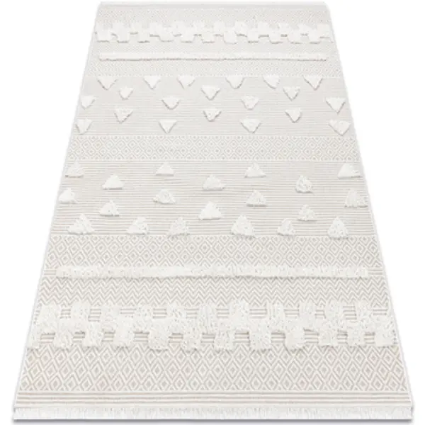 Rugsx Rugsx  Tepisi Tepih MOROC 22321 Trokuti, cik-cak boho Ekološki, 155x220 cm  Rugsx
