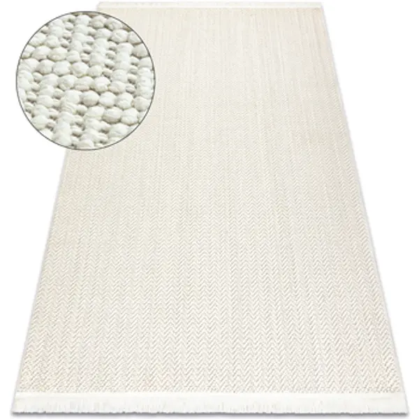 Rugsx Rugsx  Tepisi Tepih NANO FJ86B Chevron, riblja kost, ravno 140x190 cm  Rugsx