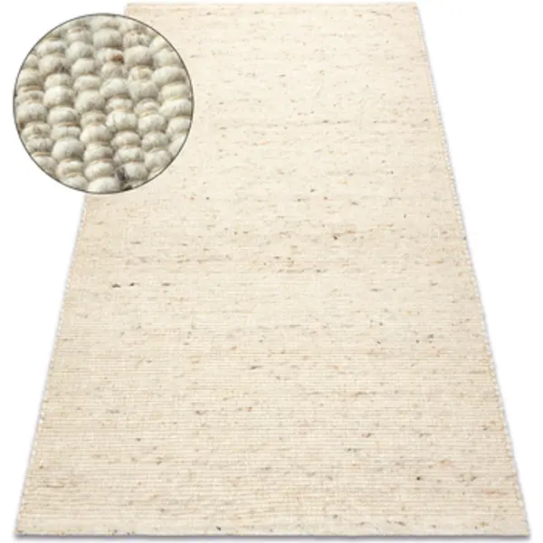 Rugsx Rugsx  Tepisi Tepih NEPAL 2100 bež - vuneni, dvostrani, 120x170 cm  Rugsx