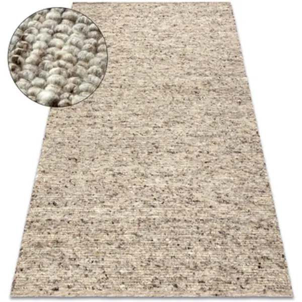 Rugsx Rugsx  Tepisi Tepih NEPAL 2100 sand, bež - vuneni, 60x100 cm  Rugsx