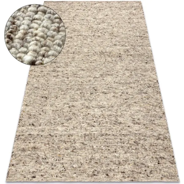 Rugsx Rugsx  Tepisi Tepih NEPAL 2100 sand, bež - vuneni, 80x150 cm  Rugsx