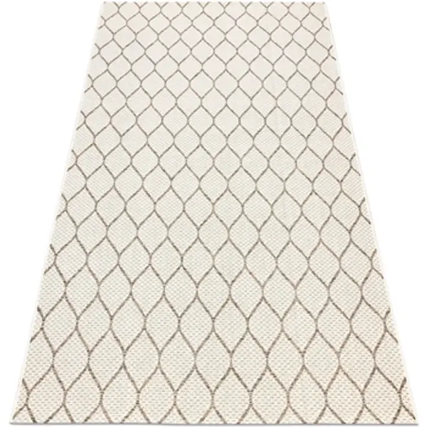 Rugsx Rugsx  Tepisi Tepih NIZ SISAL BOHO 46211061 Djetelina rešetka 80x150 cm  Rugsx