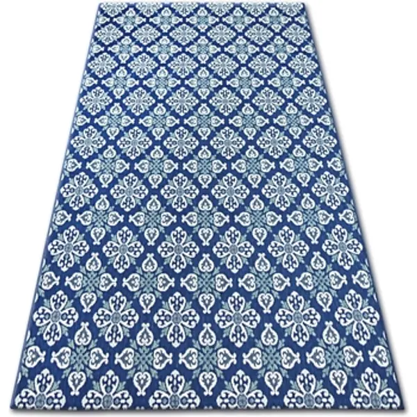 Rugsx Rugsx  Tepisi Tepih NIZ SISAL COLOR 19246/699 Cvijeće Plava 160x230 cm  Rugsx