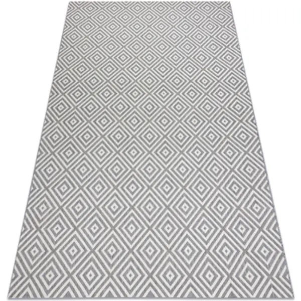 Rugsx Rugsx  Tepisi Tepih NIZ SISAL FLAT 48607637 Kvadrati, dijamant 160x230 cm  Rugsx