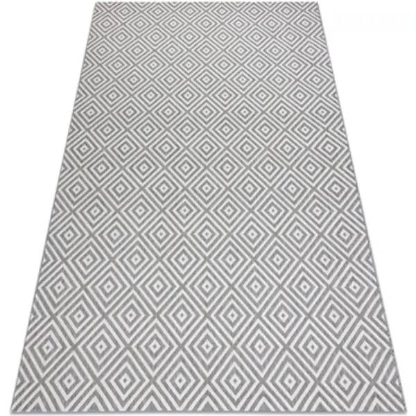 Rugsx Rugsx  Tepisi Tepih NIZ SISAL FLAT 48607637 Kvadrati, dijamant 80x150 cm  Rugsx