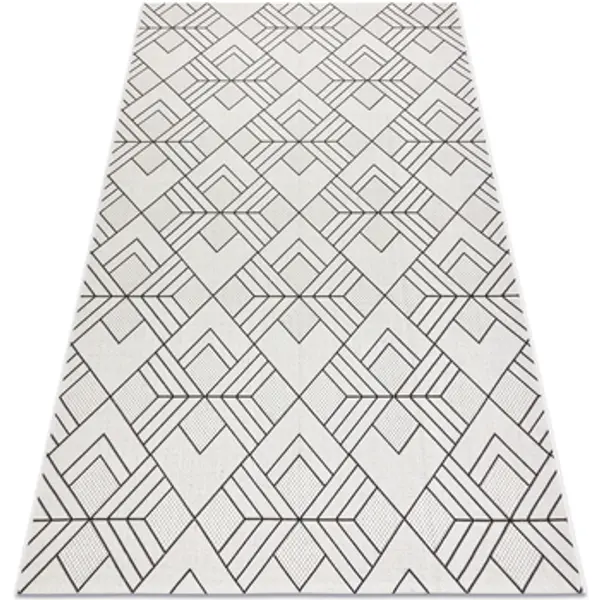Rugsx Rugsx  Tepisi Tepih NIZ SISAL FLAT 48731960 Kvadrati, dijamant, 160x230 cm  Rugsx