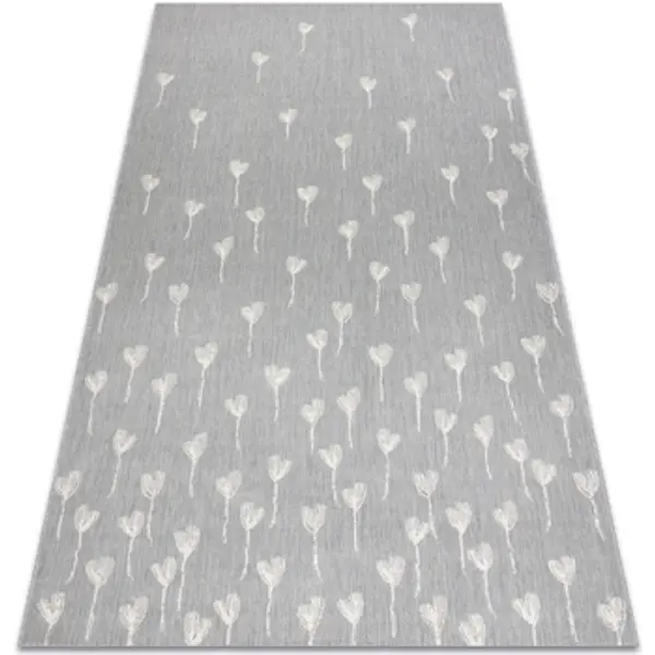 Rugsx Rugsx  Tepisi Tepih NIZ SISAL FLAT 48779/637 Malo cvijeće 80x150 cm  Rugsx