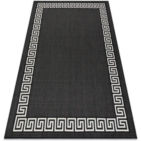 Rugsx Rugsx  Tepisi Tepih NIZ SISAL FLAT 49373690 grčki crna 200x290 cm  Rugsx