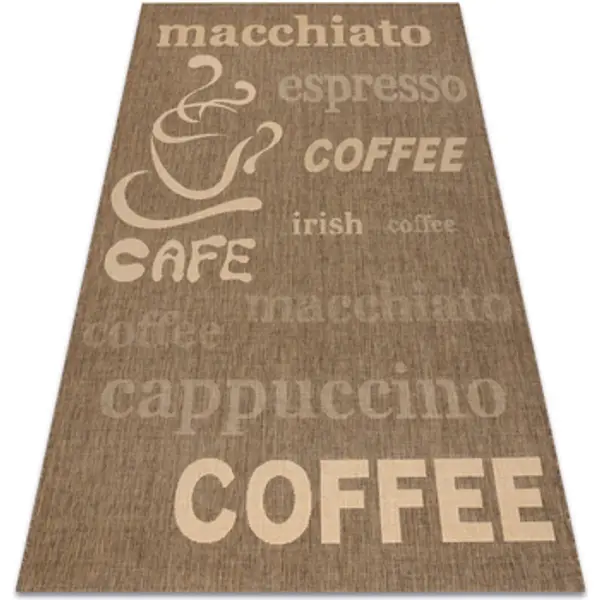 Rugsx Rugsx  Tepisi TEPIH NIZ SISAL FLOORLUX 20221 coffee / 200x290 cm  Rugsx