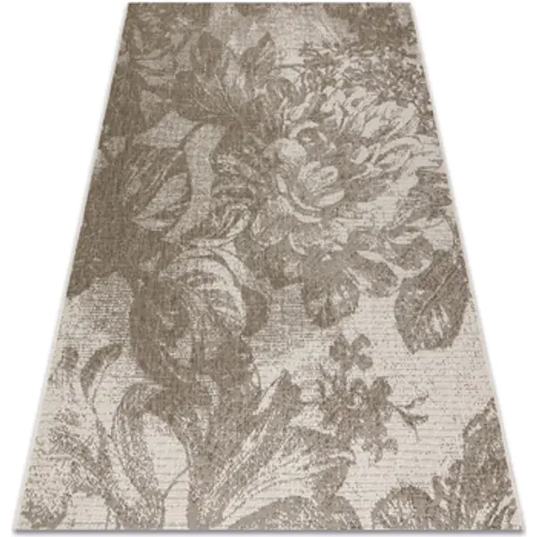 Rugsx Rugsx  Tepisi TEPIH NIZ SISAL FLOORLUX 20491 CVIJEĆE šampanjac 120x170 cm  Rugsx