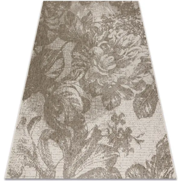 Rugsx Rugsx  Tepisi TEPIH NIZ SISAL FLOORLUX 20491 CVIJEĆE šampanjac 140x200 cm  Rugsx