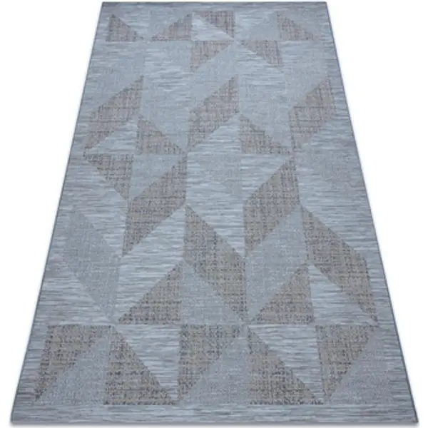 Rugsx Rugsx  Tepisi Tepih NIZ SISAL FORT 36216535 plava trokuti 200x290 cm  Rugsx