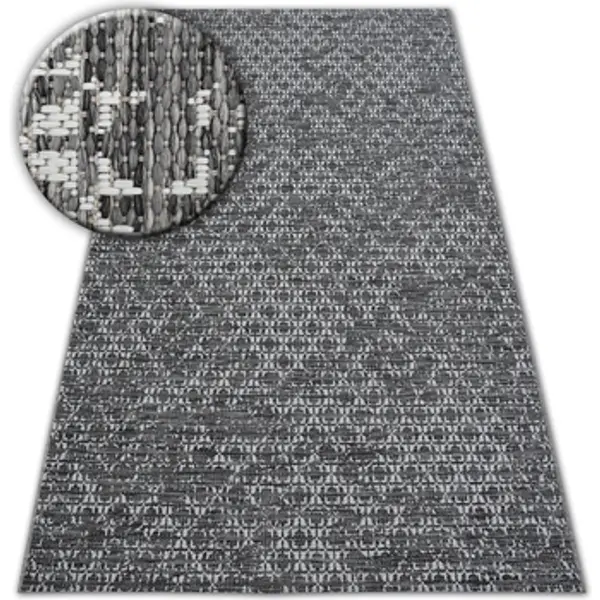 Rugsx Rugsx  Tepisi Tepih NIZ SISAL LOFT 21145 BOHO Ivory/srebro/Siva 120x170 cm  Rugsx