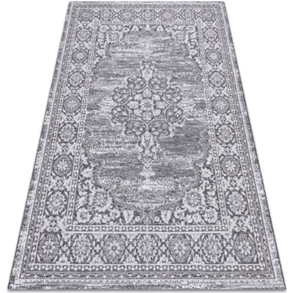 Rugsx Rugsx  Tepisi Tepih NIZ SISAL LOFT 21213 Ornament Siva 160x230 cm  Rugsx