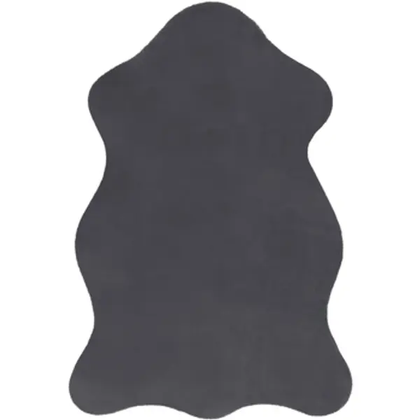 Rugsx Rugsx  Tepisi Tepih NOVI DOLLY koža G4337-2 Siva antracit 60x90 cm  Rugsx
