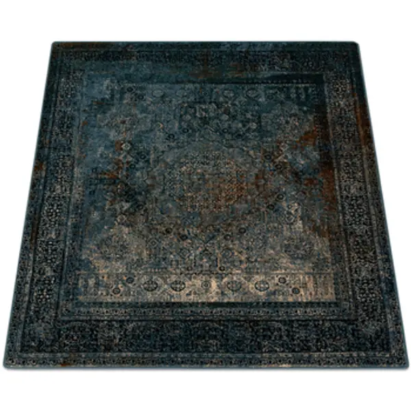 Rugsx Rugsx  Tepisi Tepih OMEGA MAMLUK Kvadrat Rozeta berba tamno 170x170 cm  Rugsx