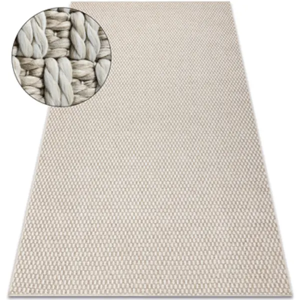 Rugsx Rugsx  Tepisi Tepih ORIGI 3555 krem - ravno tkani 155x220 cm  Rugsx