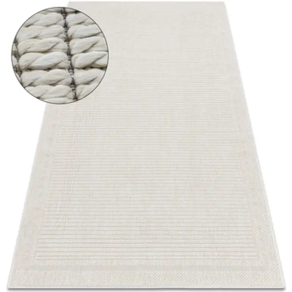 Rugsx Rugsx  Tepisi Tepih ORIGI 3727 krem - Okvir ravno 155x220 cm  Rugsx
