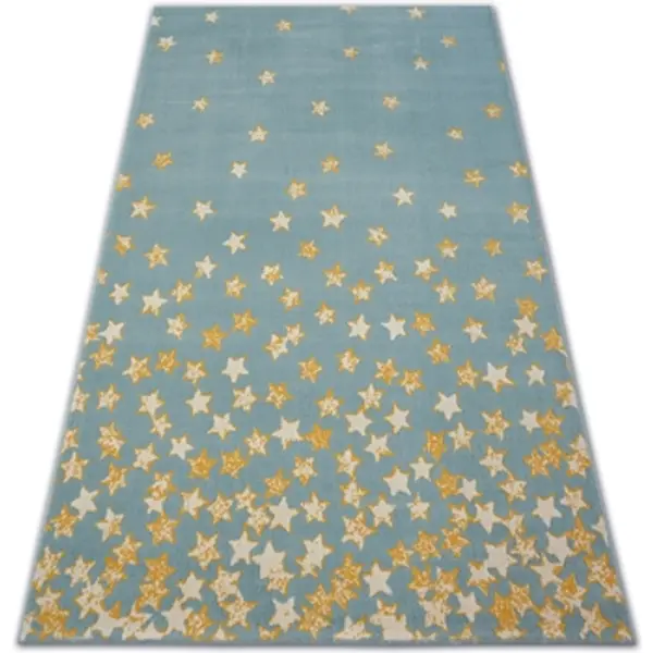 Rugsx Rugsx  Tepisi Tepih PASTEL 18408/032 - tirkiz zlatna krem 120x170 cm  Rugsx