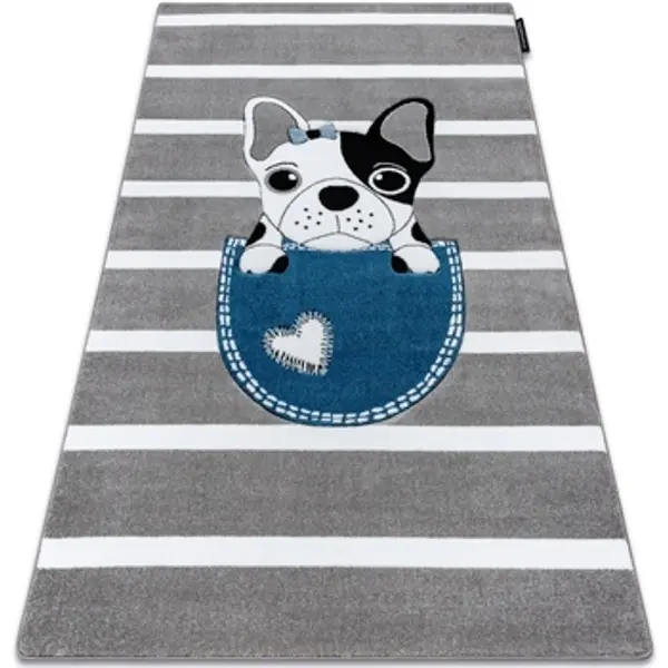 Rugsx Rugsx  Tepisi Tepih PETIT BULLDOG PAS Siva 140x190 cm  Rugsx